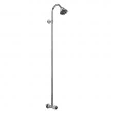 Outdoor Shower WM-442-ADA - Wall Mount Single Supply Shower - ADA Metered Valve, 3'' Shower Head