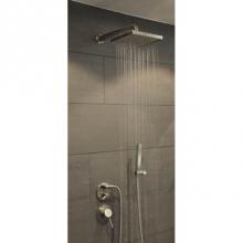 Outdoor Shower CAP-0820HC-118ZAS-8 - Concealed Shower Set (5pc) - Hot & Cold Valve, Diverter, 8'' Square Shower Head, 13.