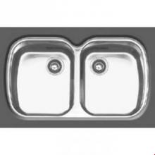 Oliveri 70U/5 - DOUBLE COMPARTMENT UNDERMOUNT SINKS