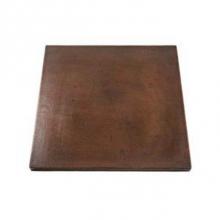 Premier Copper Products TTS24DB - 24'' Square Hammered Copper Table Top