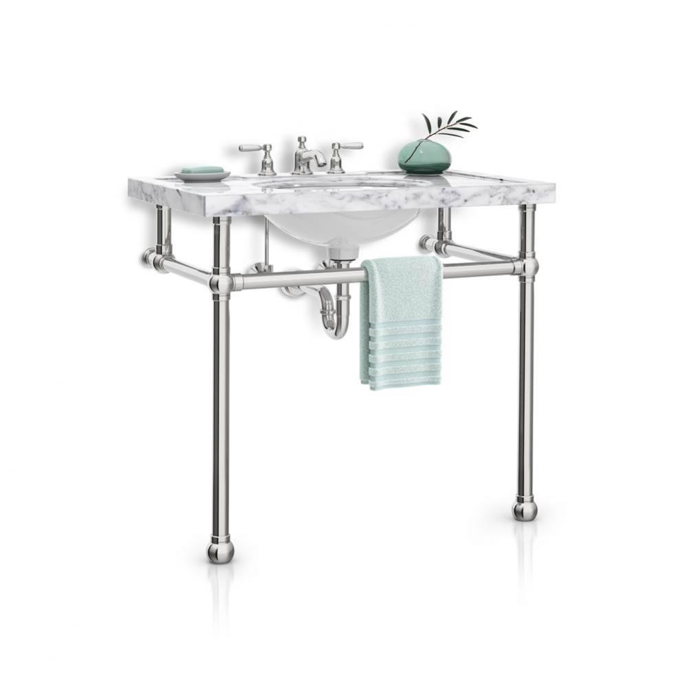 Ball Foot Vanity Console - 2 Leg Configuration