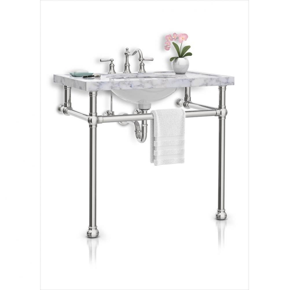 Bun Foot Vanity Console - 2 Leg Configuration