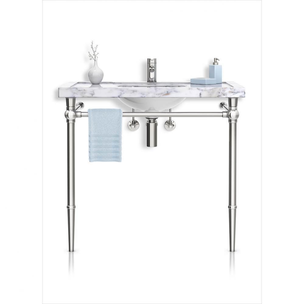 Modern Vanity Console - 2 Leg Configuration