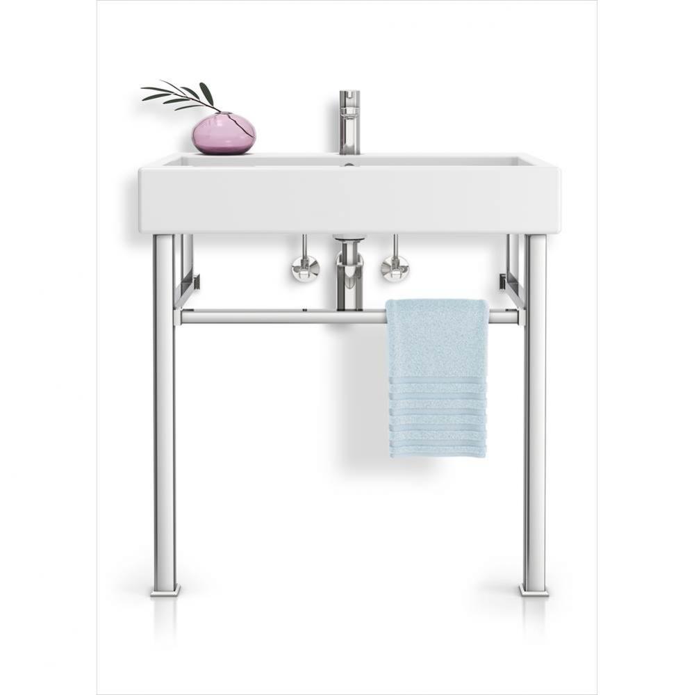 Square Vanity Console - 2 Leg Configuration