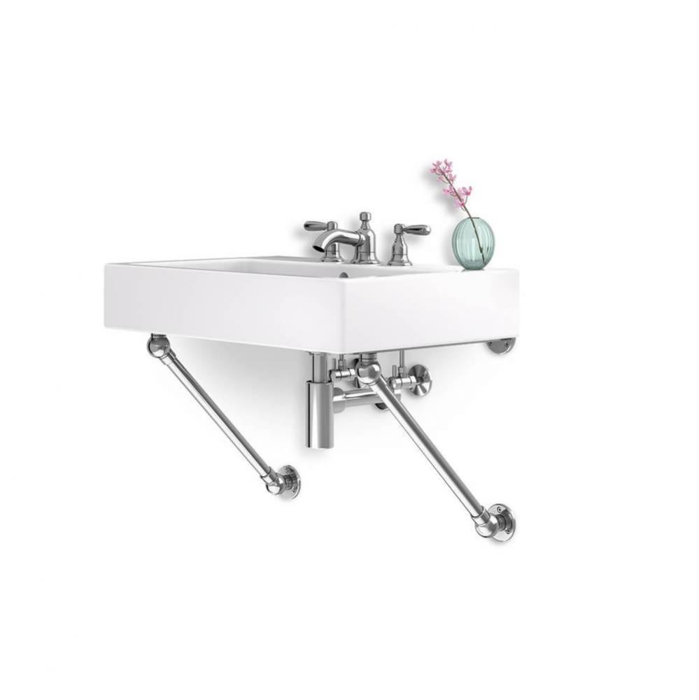 Signature Wall Mount Vanity Console - 2 Bracket Configuration