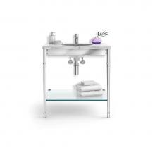 Palmer Industries LS2BR - Bristol Vanity Console - 2 Leg Configuration