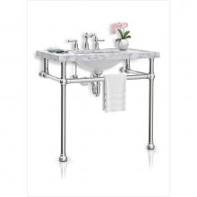 Palmer Industries LS2B - Bun Foot Vanity Console - 2 Leg Configuration