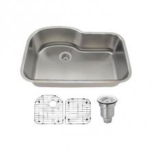 Polaris Sinks P643-18-ENS - The Polaris P643 18 Gauge Kitchen