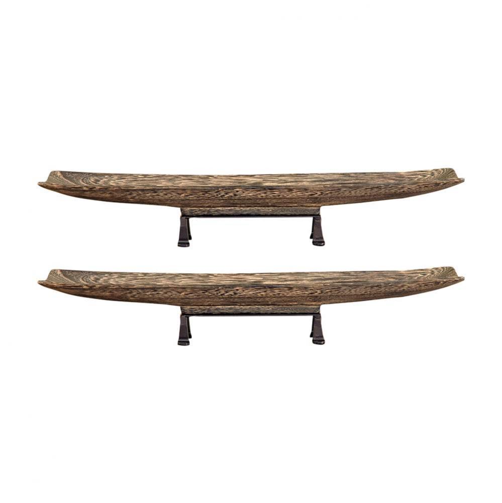 Coastal Set of 2 Orb Canoes