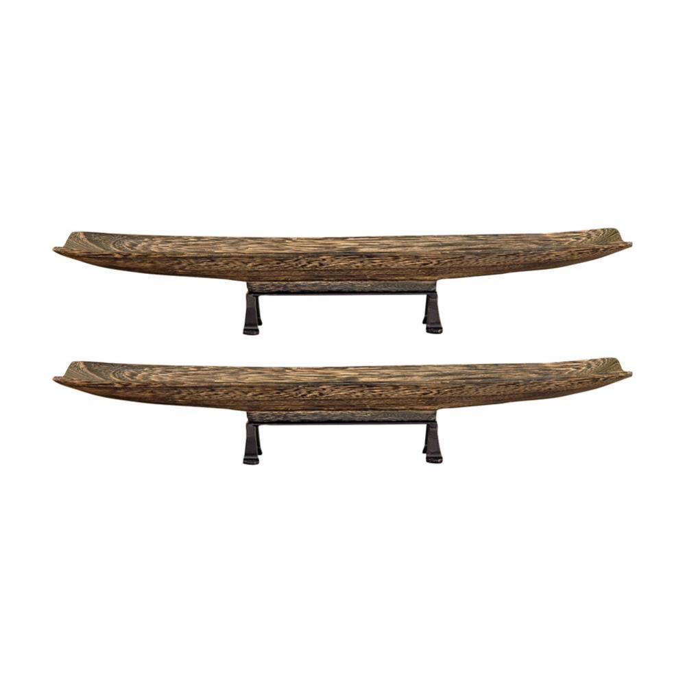 Coastal Set of 2 Orb Canoes