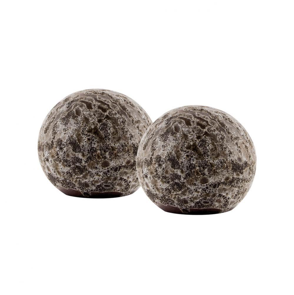 Globose Set of 2 Garden Spheres