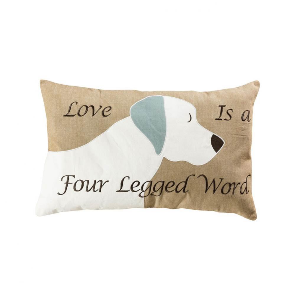 Dog Love 16x26 Lumbar