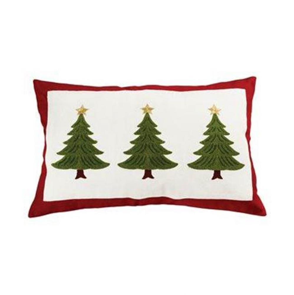 Triple Evergreen 16x26 Pillow - COVER