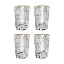 Pomeroy 391637/S4 - Fleur Set of 4 Embossed