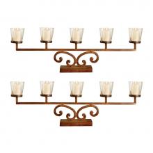 Pomeroy 560002/S2 - Prairie Votive Mantle Lighting - Set of