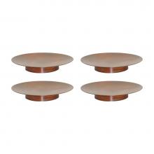 Pomeroy 620300/S4 - Burnham Set of 4 Pillar Plates