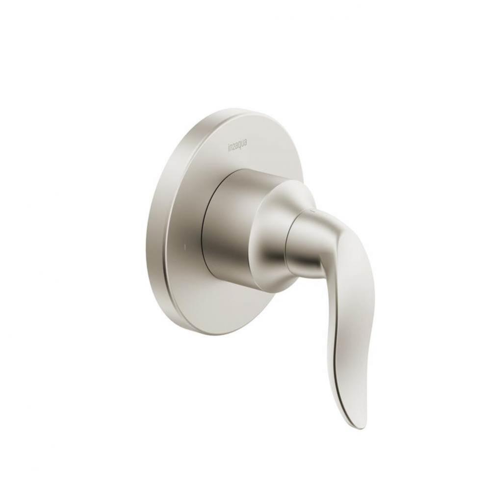 Style Motion 2-Way Or 3-Way Diverter Trim Kit, With Shutoff, Brushed Nickel