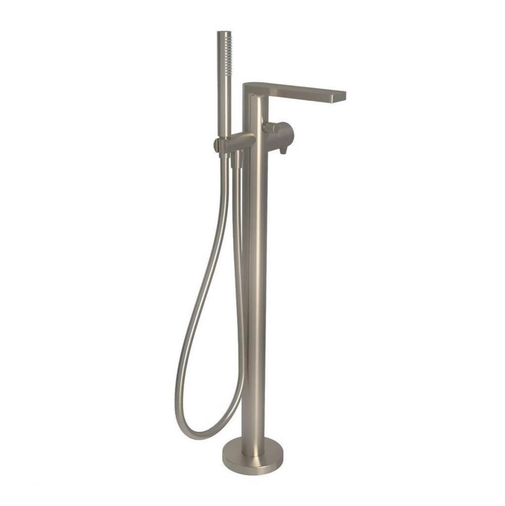 Riva Free Standing Mixer For Tub, Brushed Nickel