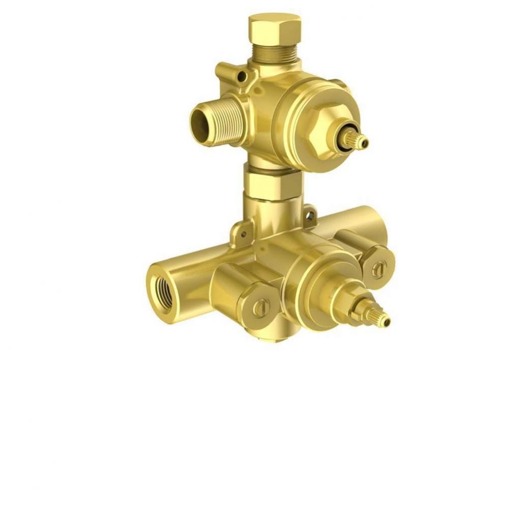 Thermostatic 2-way valve rough-in (CALGreen compliant, no combo), without in2itiv rough-in mountin