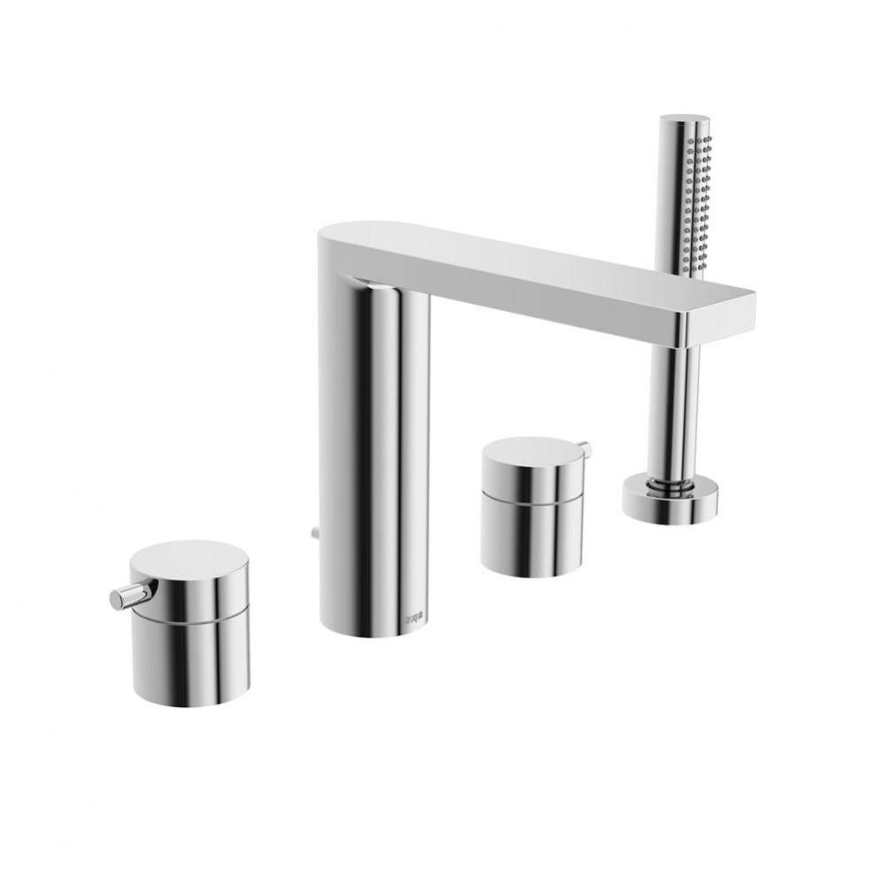 Lana 4-Hole Roman Tub Trim Kit, Chrome