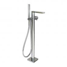 In2aqua 1109 2 00 2 - Riva X Free Standing Mixer For Tub, Chrome