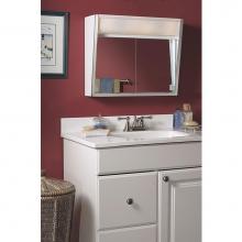 Jensen Medicine Cabinets 323LP - FLAIR 2DR 24X19 SS8 WB/ST ST