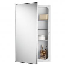 Jensen Medicine Cabinets 478FS - STYLELINE 1DR 16X26 SS8 HY/ST