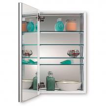 Jensen Medicine Cabinets 52WH244DP - METRO DLX 1DR 15X25 BVL