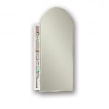 Jensen Medicine Cabinets 52WH244PA - METRO ARCH 1DR 15X31 1/2BV