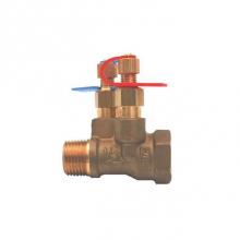 Red-White Valve 670779714790 - Dzr Brass Metering Stn Thd