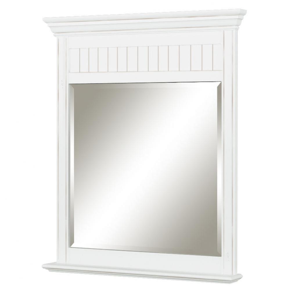 34-3/4''W x 40-3/4''H x 4''D Mirror with shelf