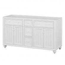 Sagehill Designs CR6021DN - 60''W x 21''D x 33-1/2''H Vanity Base, 4 Doors, 3 Drawers