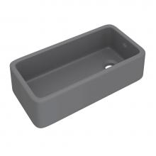 Shaws RC3618MG - 36'' Lancaster Single Bowl Farmhouse Apron Front Fireclay Kitchen Sink