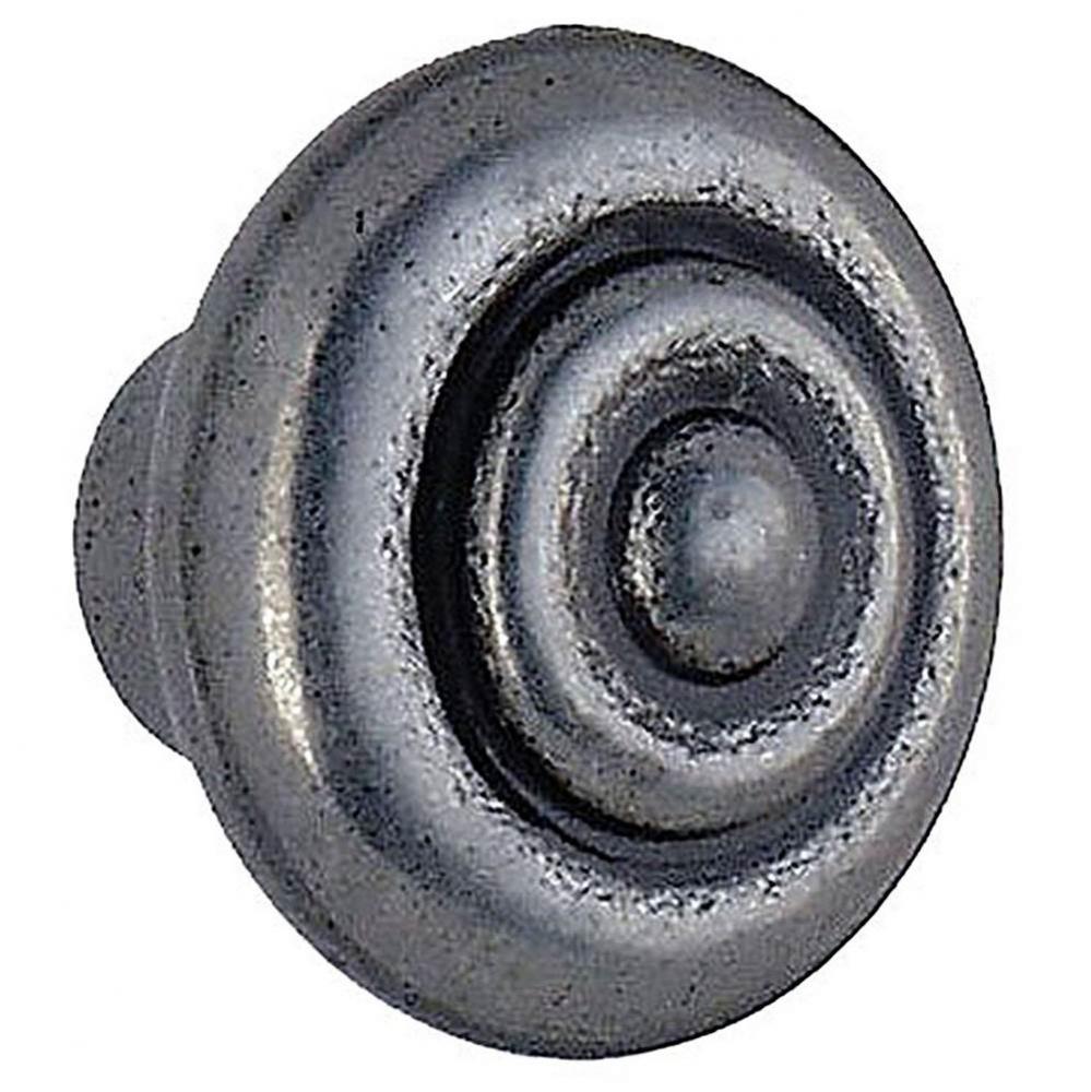 Swirl Knob Antq. Pewter