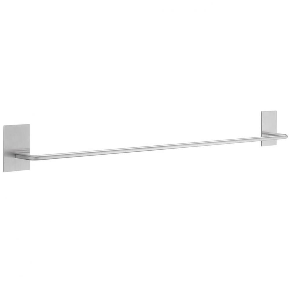 Self adhesive 22.5'' towel bar brushed stainless steel - rectangle plate