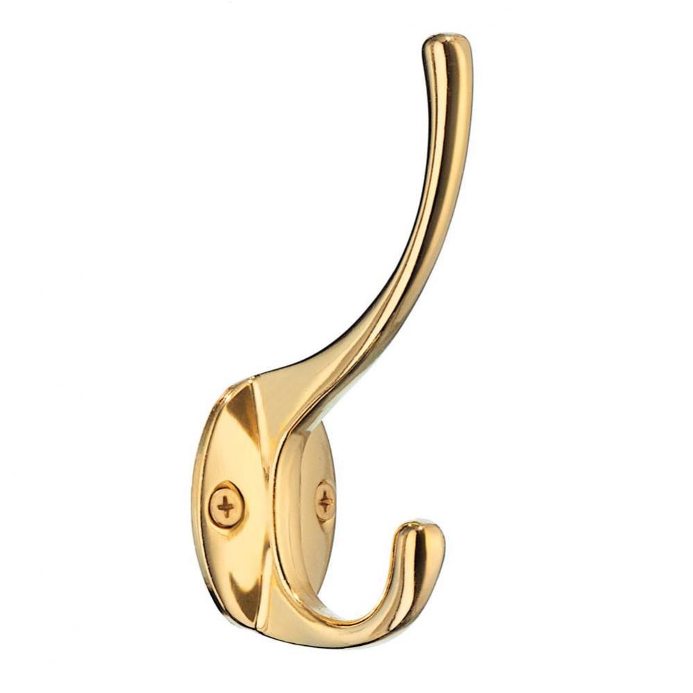 Coat & Hat Hook 4 3/8'' Pb