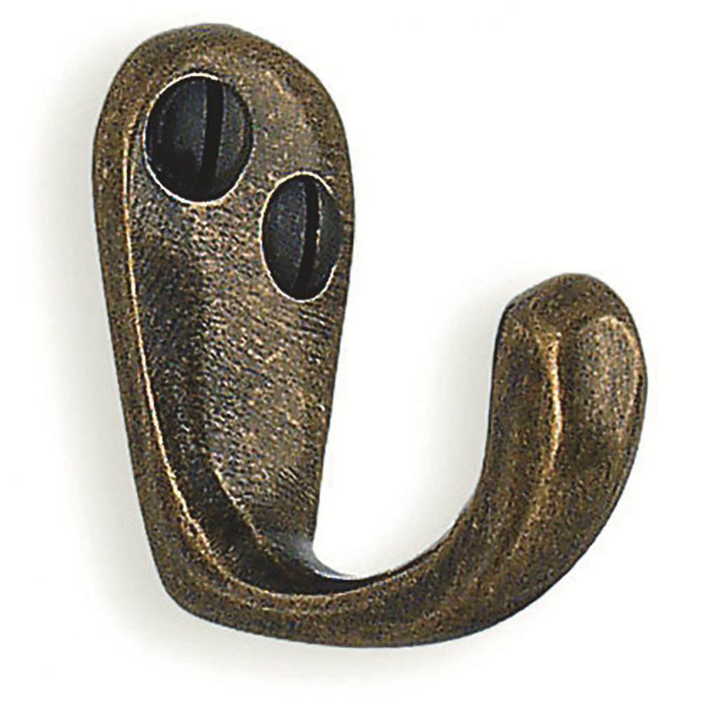 Single Coat Hook 1 1/2'' Ab