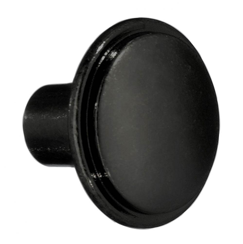 Knob Black 1 1/8''