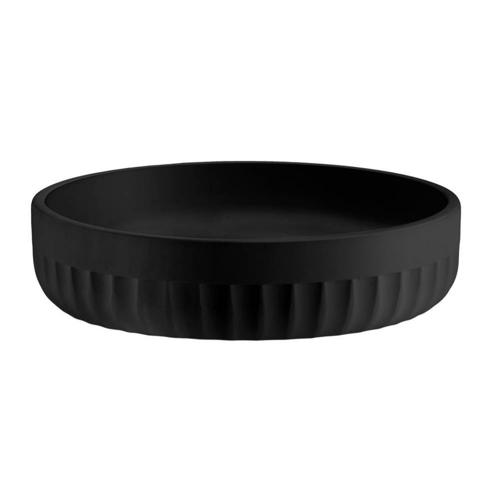 Soap Dish-Black Polyresin