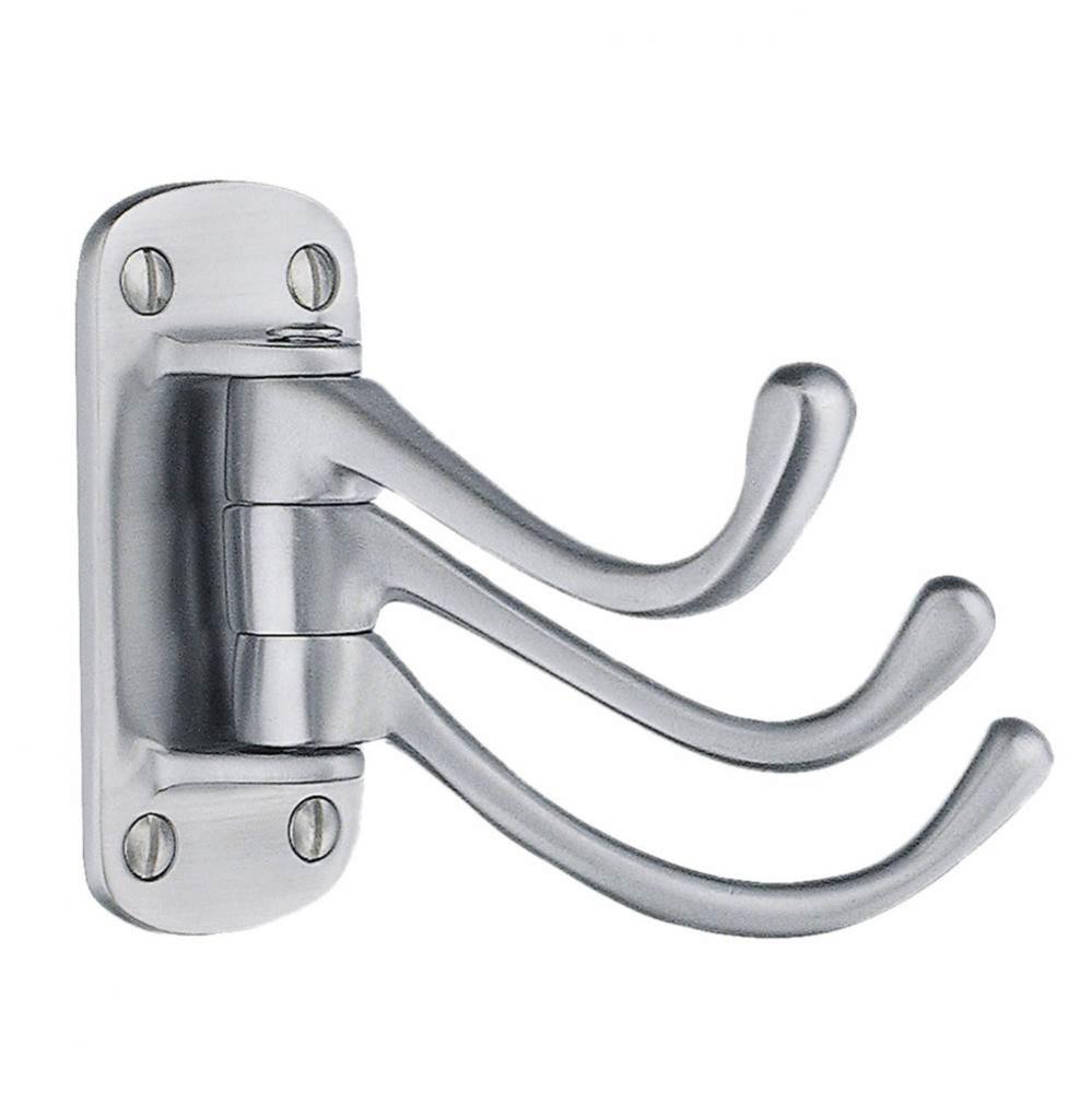 Triple Coat Hook3 1/4'' Br Ch