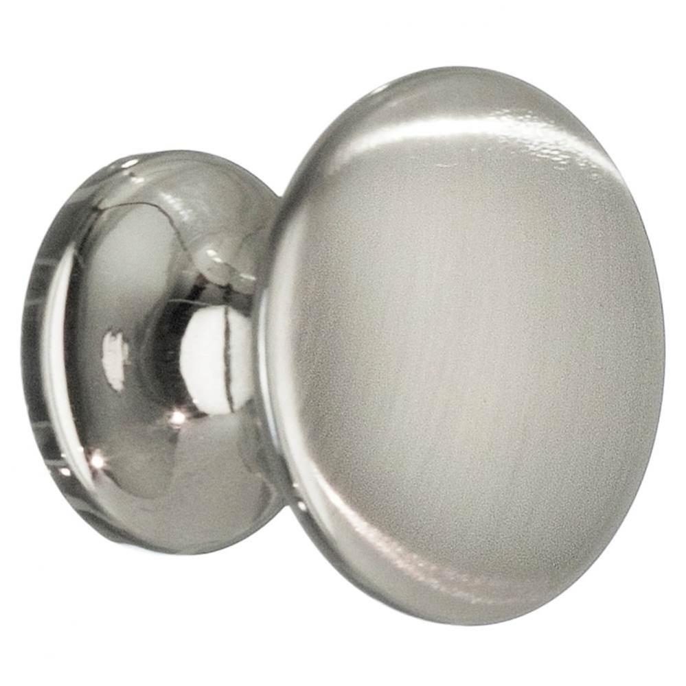 KNOB BRUSHED NICKEL 1''