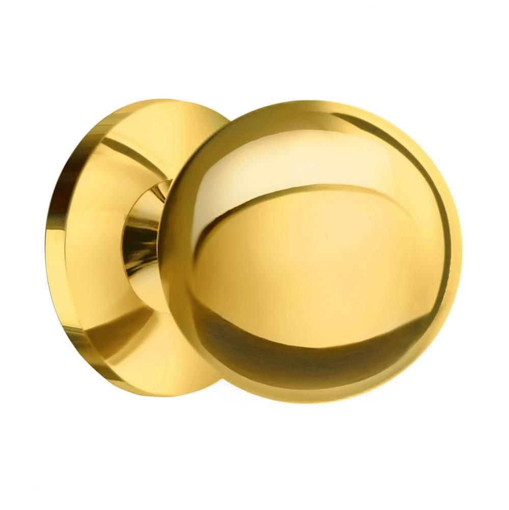 KNOB POLISHED BRASS FINISH