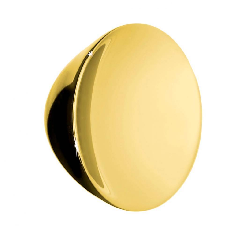 KNOB POLISHED BRASS FINISH 1 1/4''