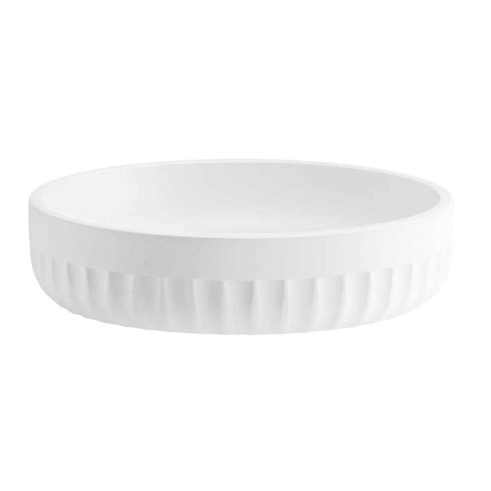 Soap Dish- White Polyresin