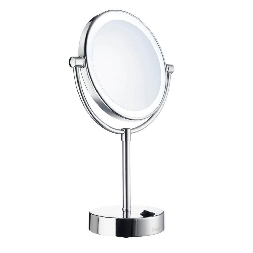 OUTLINE Shaving/Make-up Mirror with LED-technology, Dual Light (warm and cool light)