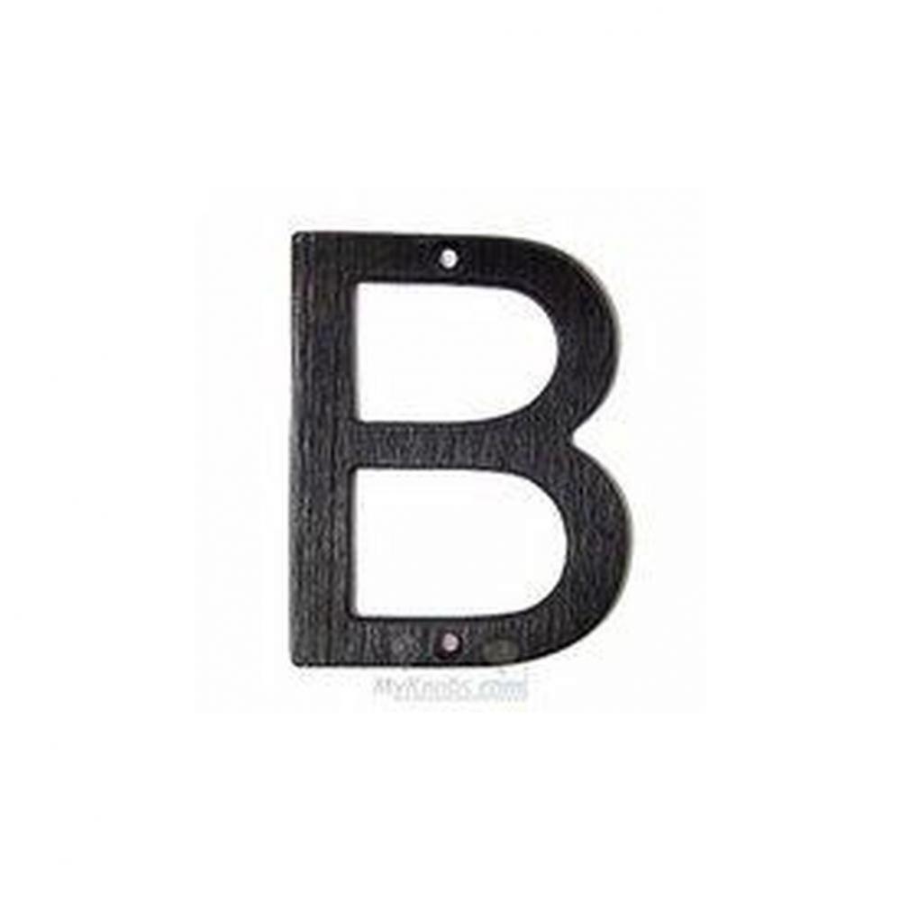 Villa House Letter B,Black