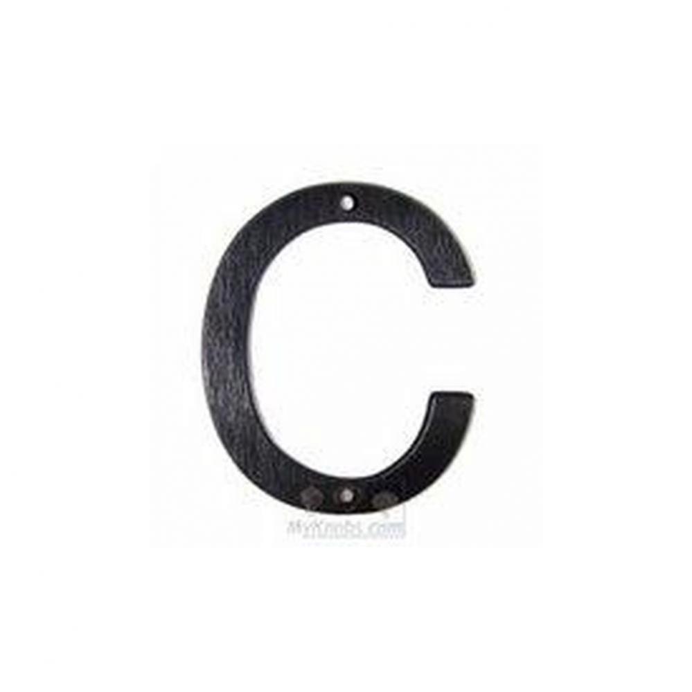 Villa House Letter C,Black