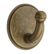 Smedbo BA1120 - Self-Adhesive Single Hook Antique