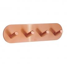 Smedbo BC1094S - QUADRUPLE HOOK SELFADHESIVE BRUSHED COPPER