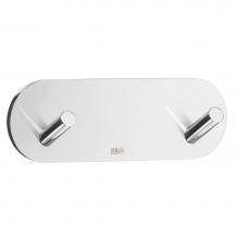 Smedbo BK1081 - Design Mini Double Hook Self Adhesive - Polished Stainless Steel